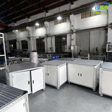 Gabinete de equipos industriales de perfil de aluminio personalizado