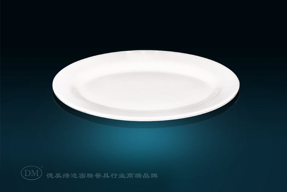 9.5 Inch Oval Shape Plate Melamine