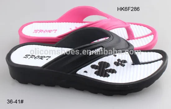 Custom made insole design EVA woman slipper wholesale