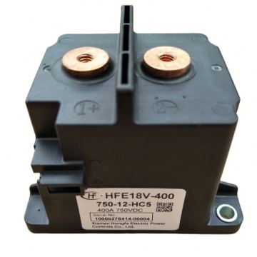 الجهد العالي DC الموصل 400A 750VDC 12V-New Energy Relay HFE18V-400A 750-12-HC5