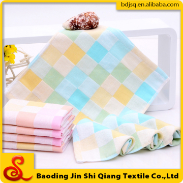 Pure cotton double layer gauze square towel
