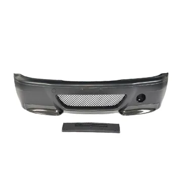 E46 M3 CSL Front Bumper with Carbon Splitters for 2-Door Coupe (2001-2006)