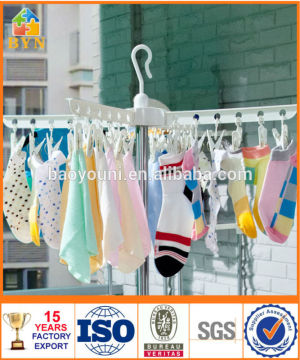 BYN 24 clips windproof foldable drying hanger DQ-1002