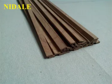 NIDALE Model 1 mm thickness Black walnut ancient Ship model Special-purpose wood material Solid wood batten 50 pcs/lot