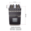 4 Burner Gas Gas Cooking Range forno