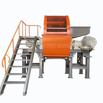 Diesel Engine Shredder Tire Waste Tyre Recycling Production Line Supplier