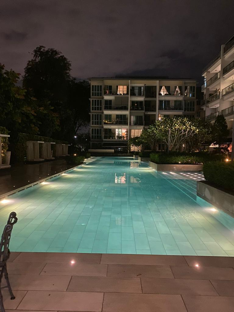 Pool light installation in Singarpore