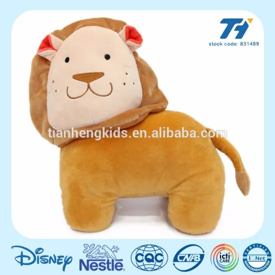 2016 Educational customized design forest type lion plush material baby soft toy