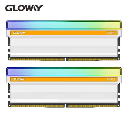 Gloway RAM 48GB DDR5 6800MHz DIMM CL34 RGB Desktop Memory Stick - White