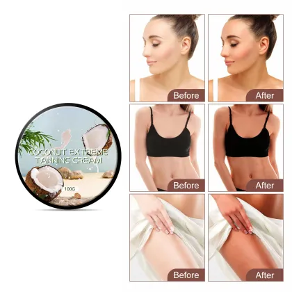 Custom Private Label Coconut Bronze Extreme Tanning Cream