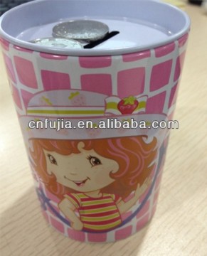 Tin Box, customized printed metal box, money box
