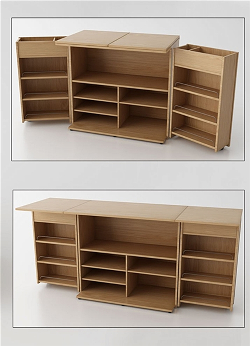 Wooden Folding Storage Cabinet