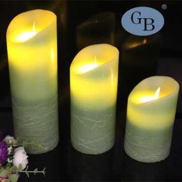 2017 Blue Beautiful Romantic Cheap LED Candles with Timer