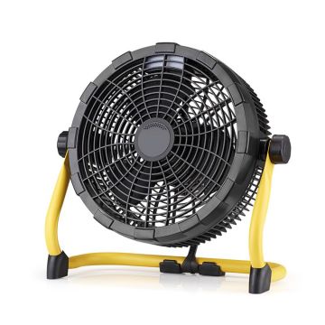 10 Inch Hook Design DC Charge Battery Fan with 9 Speed Regulation and Stand