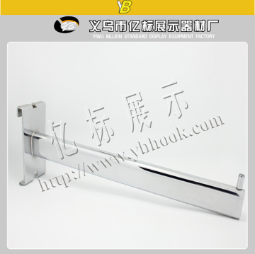 Store or supermarket oval tube curved shelf mental display hook