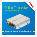 Video 1 CH + CH 1 inversa de transceptor óptico de datos, solo modo, 20km