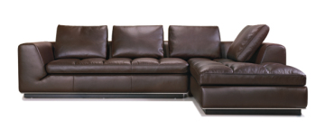AH114 leather sofa
