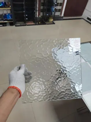 Hot selling 5mm oceanic pattern glass