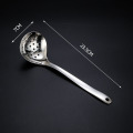 Stainless steel large soup spoon for household use