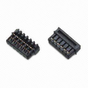 0.6mm Pitch IDC Connector with Tin-plated/Gold Finishes, Made of Phosphor Bronzes Materials