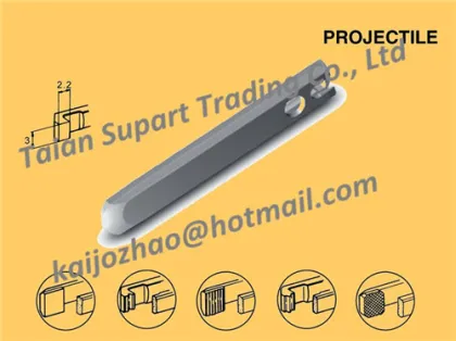 Sulzer projectile loom part projectile completed