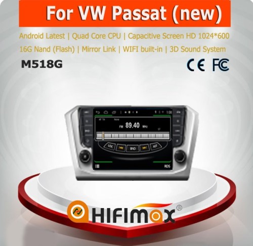 Hifimax car radio for VW NEW Passat car multimedia player car audio system