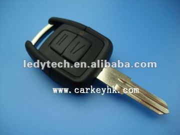 Top quality Opel 2 buttons remote key shell with right blade car key fob casing Factory OEM car key fob casing