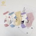 버전 만화 Sanrio Short Socks Girls Boneless Socks