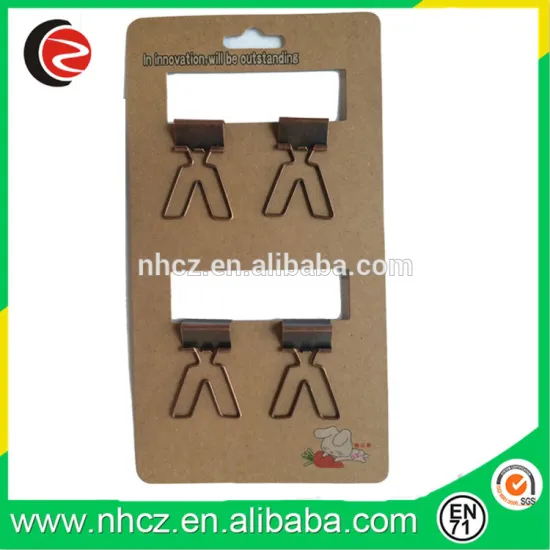 19MM Brozen Shaped Binder Clip