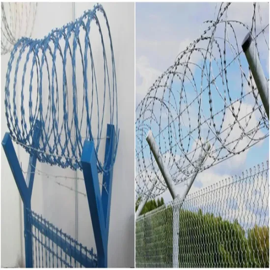 Razor Barbed Wire Stainless Steel Razor Wire Ss Concertina Barbed Razor Wire