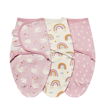 New Arrivals: 100% Cotton Baby Swaddle Wrap - Improves Sleep