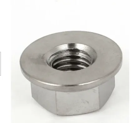 Stainless Steel Flange Nut Bolt Silver