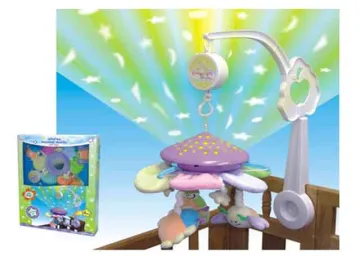 PLUSH BABY HANGING BELL WITH LIGHT