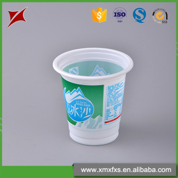 Transparent PET blister disposable custom printed plastic cup