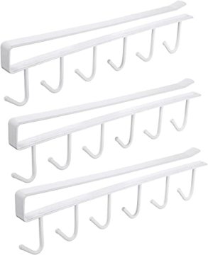 Seamless Kitchen Storage: Metal Cabinets, Racks, Hooks, and Rails