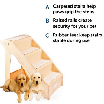 EASTONY SAFETY TESTED Folding Pet Stairs