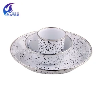 Metal Dinner Bowl Set
