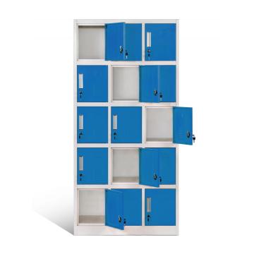 Metal Small Cube 15 Doors Clothes Storage Locker