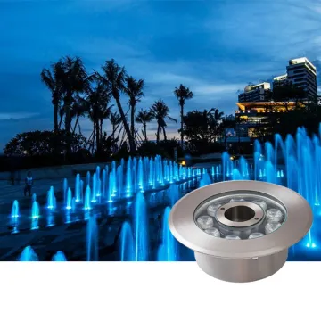 6W 12V IP68 Waterproof RGB LED Underwater Fountain Light