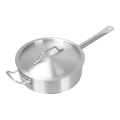 China Stainless Steel Sandwich Bottom Sauce Pot Factory