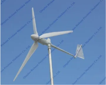 Wind turbine generator - horizontal axis wind power generator