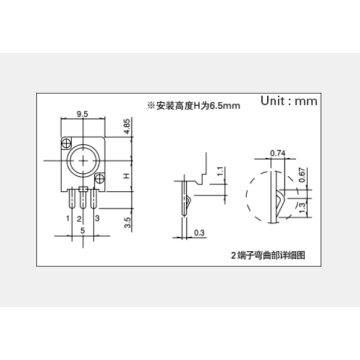 Rk097 series Rotary potentiometer