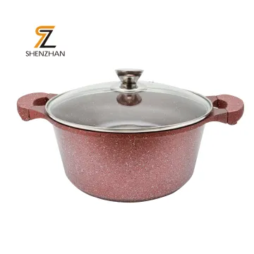 Wholesale Non-Stick Cooking Pot with Lid - Die-Cast Aluminum Casserole Soup Pots
