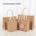 Tùy chỉnh Mua sắm Đay TOTE TOTE BURLAP Eco có thể tái sử dụng