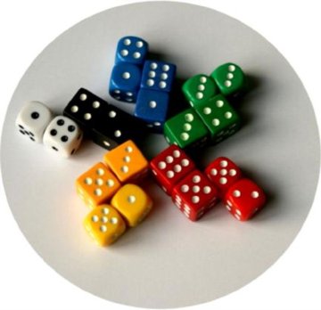 15MM Colorful Square Dice