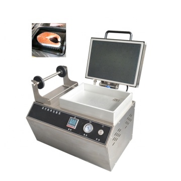 Two-Tray Vacuum Skin Packaging Machine for Seafood and Meat