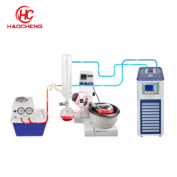 Small Vertical Condenser Vacuum Horizontal 1L Rotary Evaporator