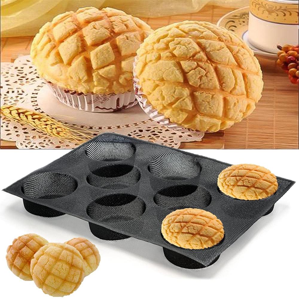 Mesh Hamburger Bun bread Mold Baking Pan