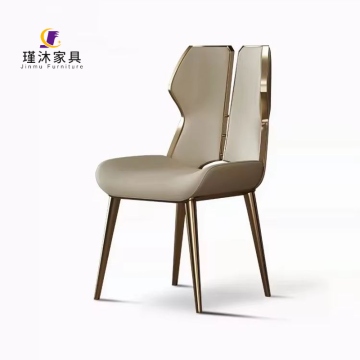Modern Minimalist Factory Luxury Stainless Steel Home Dining Room Chair