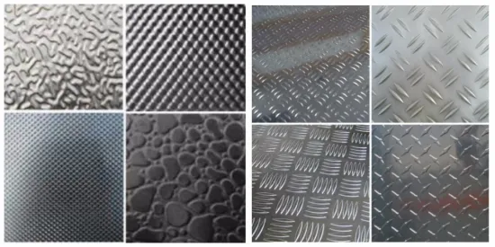 All kinds of embossed Aluminum plate for floor, non-skid Alu flooring